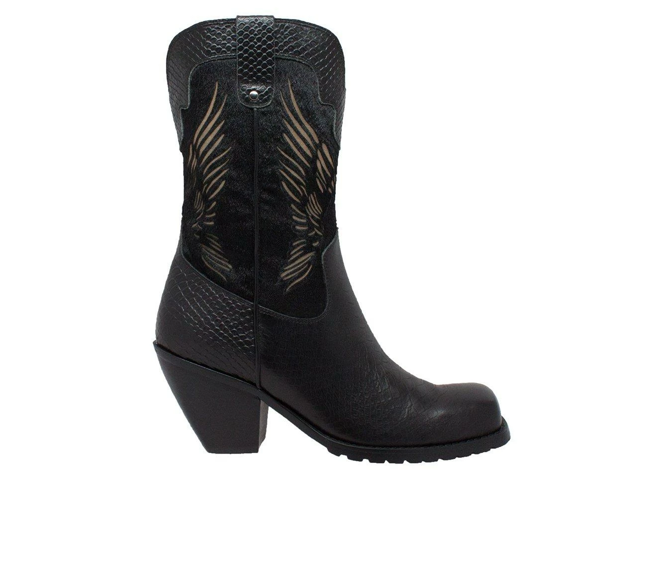 Women's RideTecs 11" Laser Eagle Western Boots 2 Women's RideTecs 11" Laser Eagle Western Boots - Image 2
