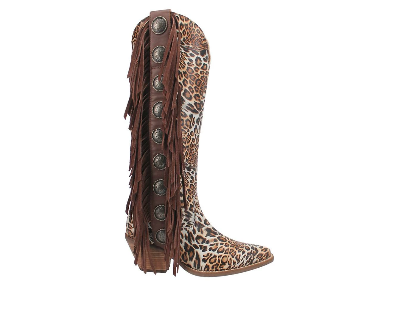 Women's Dingo Boot Cheetah Cowgirl Western Boots 1 Women's Dingo Boot Cheetah Cowgirl Western Boots