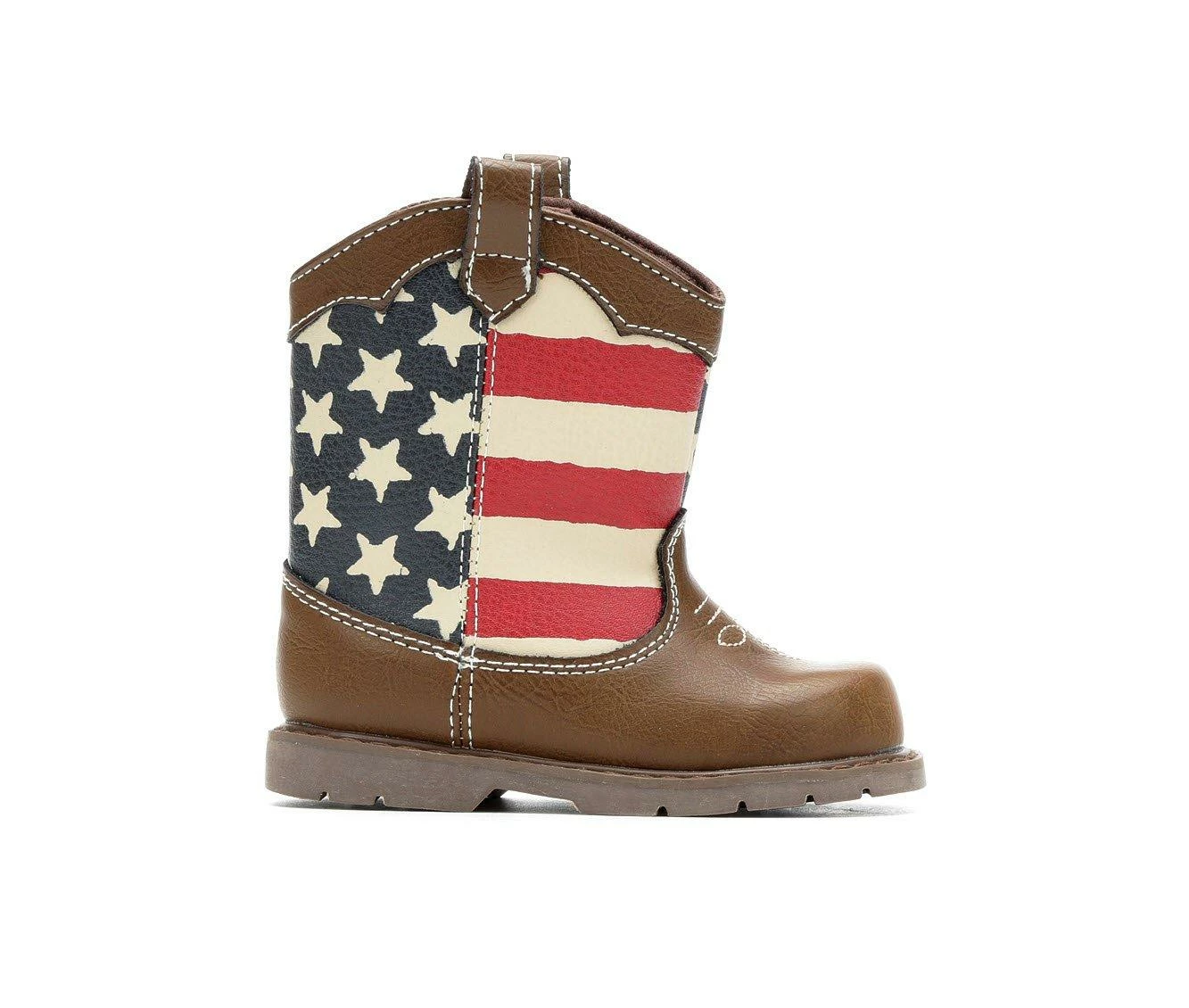 Boys' Natural Steps Infant & Toddler Stripes Cowboy Boots 1 Boys' Natural Steps Infant & Toddler Stripes Cowboy Boots