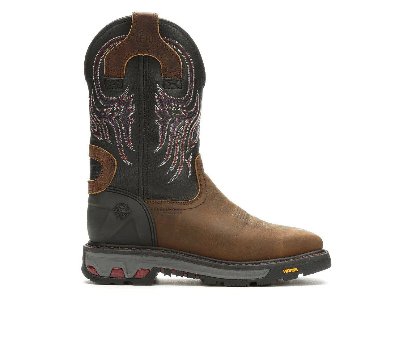 Men's Justin Boots Commander Steel Toe Cowboy Boots 2 Men's Justin Boots Commander Steel Toe Cowboy Boots - Image 2