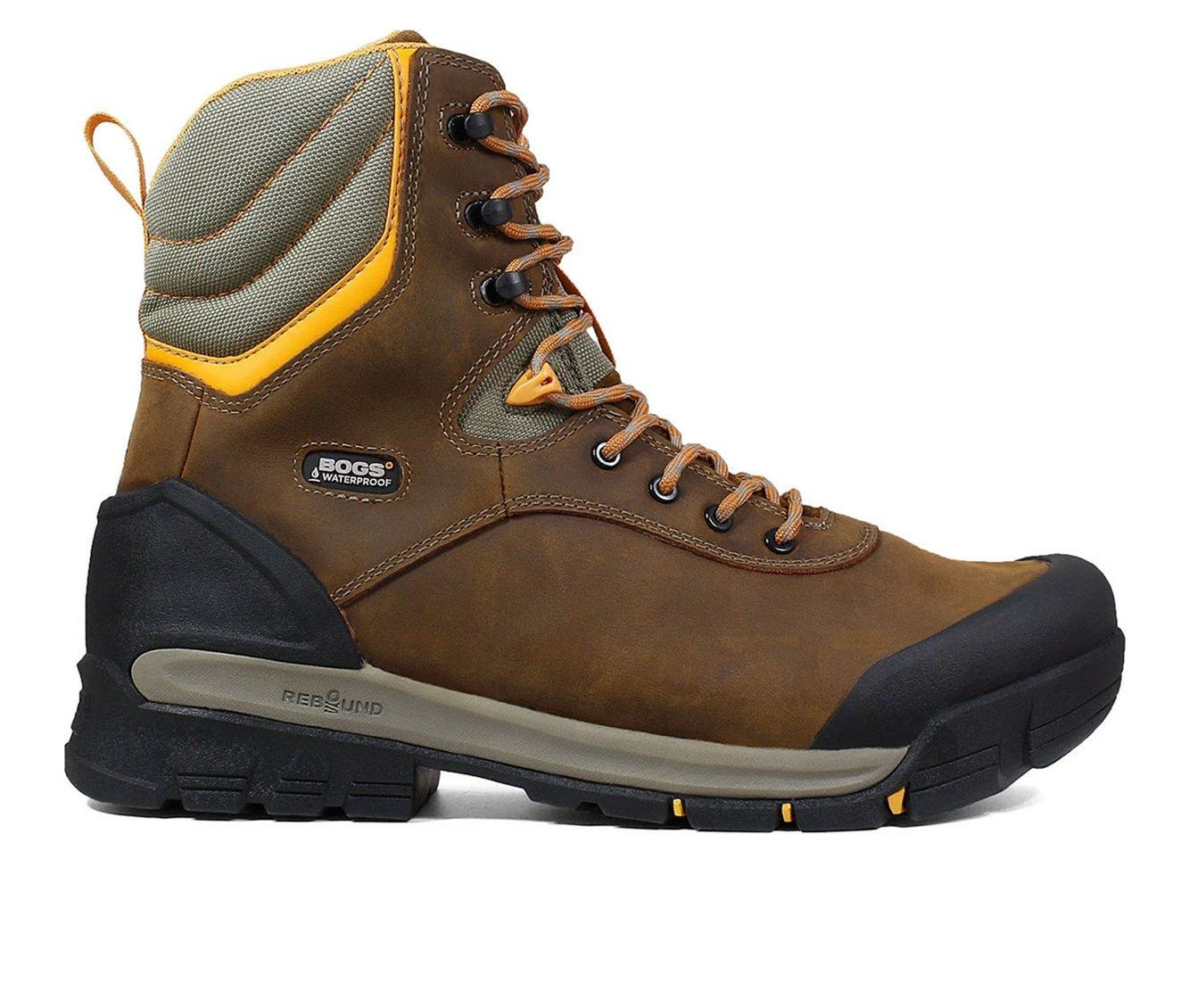 Men's Bogs Footwear Bedrock 8" Comp Toe Insulated Work Boots 2 Men's Bogs Footwear Bedrock 8" Comp Toe Insulated Work Boots - Image 2
