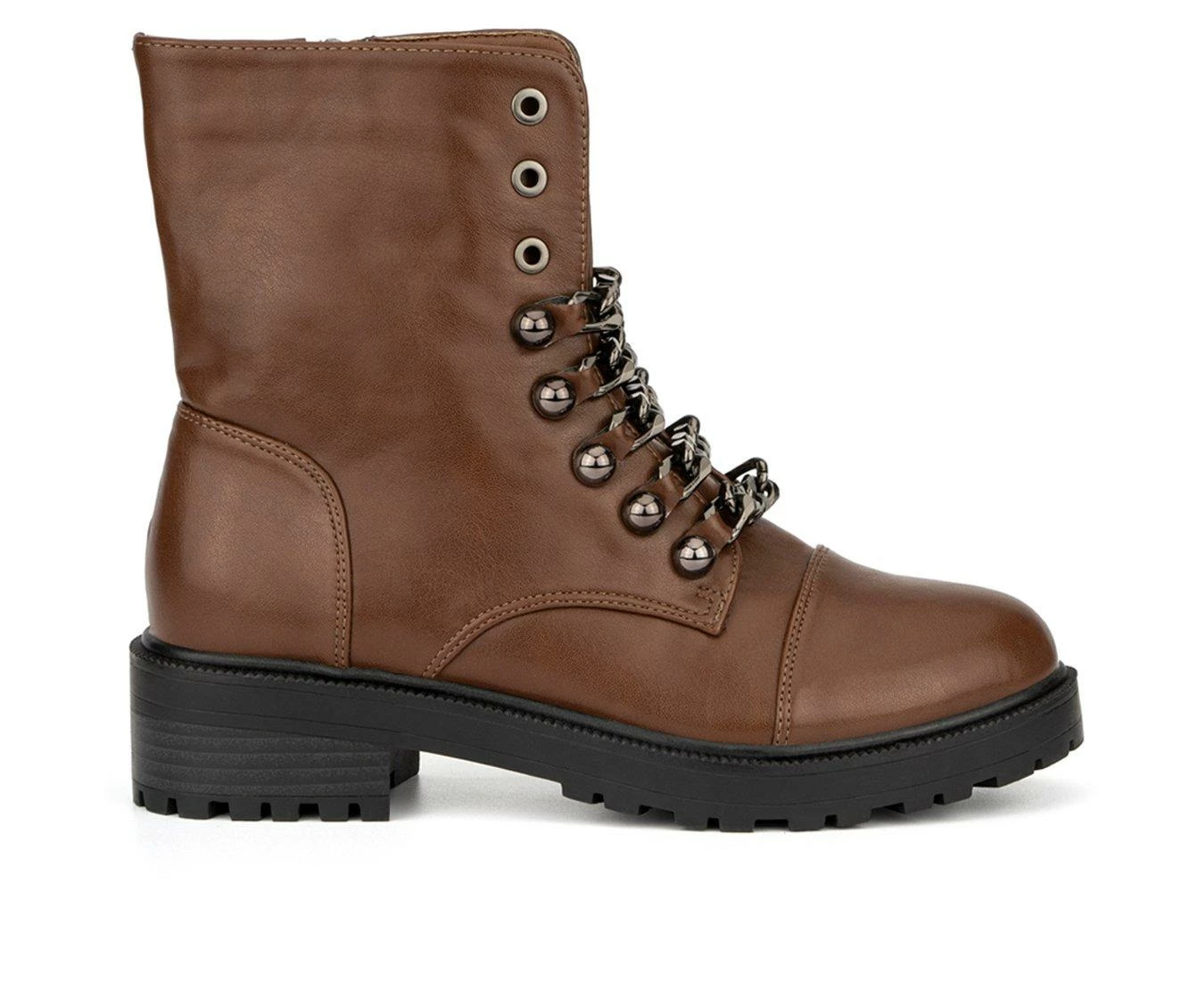 Women's New York And Company Cruz Lace-Up Boots 2 Women's New York And Company Cruz Lace-Up Boots - Image 2