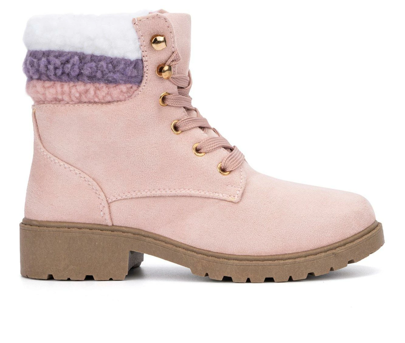 Girls' Olivia Miller Little Kid & Big Kid Cecilia Lace-Up Boots 1 Girls' Olivia Miller Little Kid & Big Kid Cecilia Lace-Up Boots