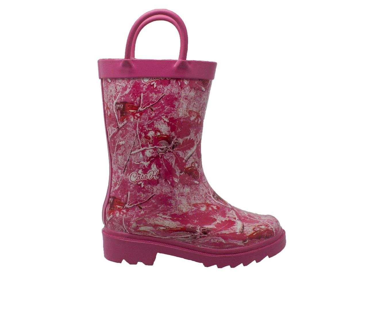 Girls' Case IH Toddler Camo Rubber Rain Boots 2 Girls' Case IH Toddler Camo Rubber Rain Boots - Image 2