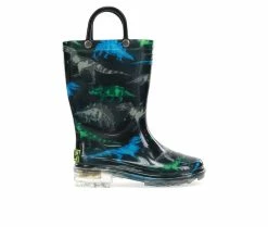 Boys' Western Chief Little Kid Dinosaur Friends Rain Boots