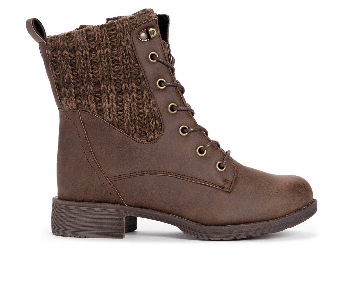 Women's LUKEES By MUK LUKS Hiker Everest Combat Boots 2 Women's LUKEES By MUK LUKS Hiker Everest Combat Boots - Image 2