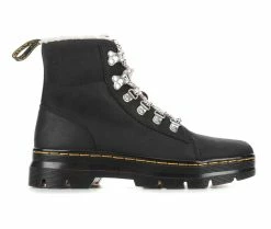 Women's Dr. Martens Combs Fleece Combat Boots