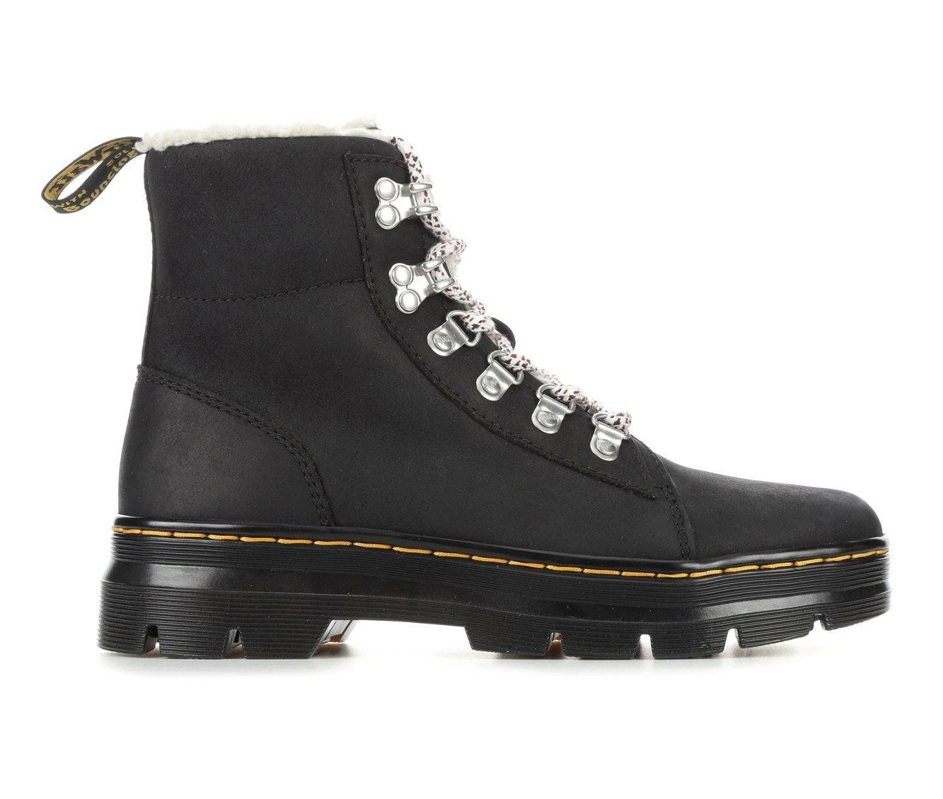 Women's Dr. Martens Combs Fleece Combat Boots 1 Women's Dr. Martens Combs Fleece Combat Boots