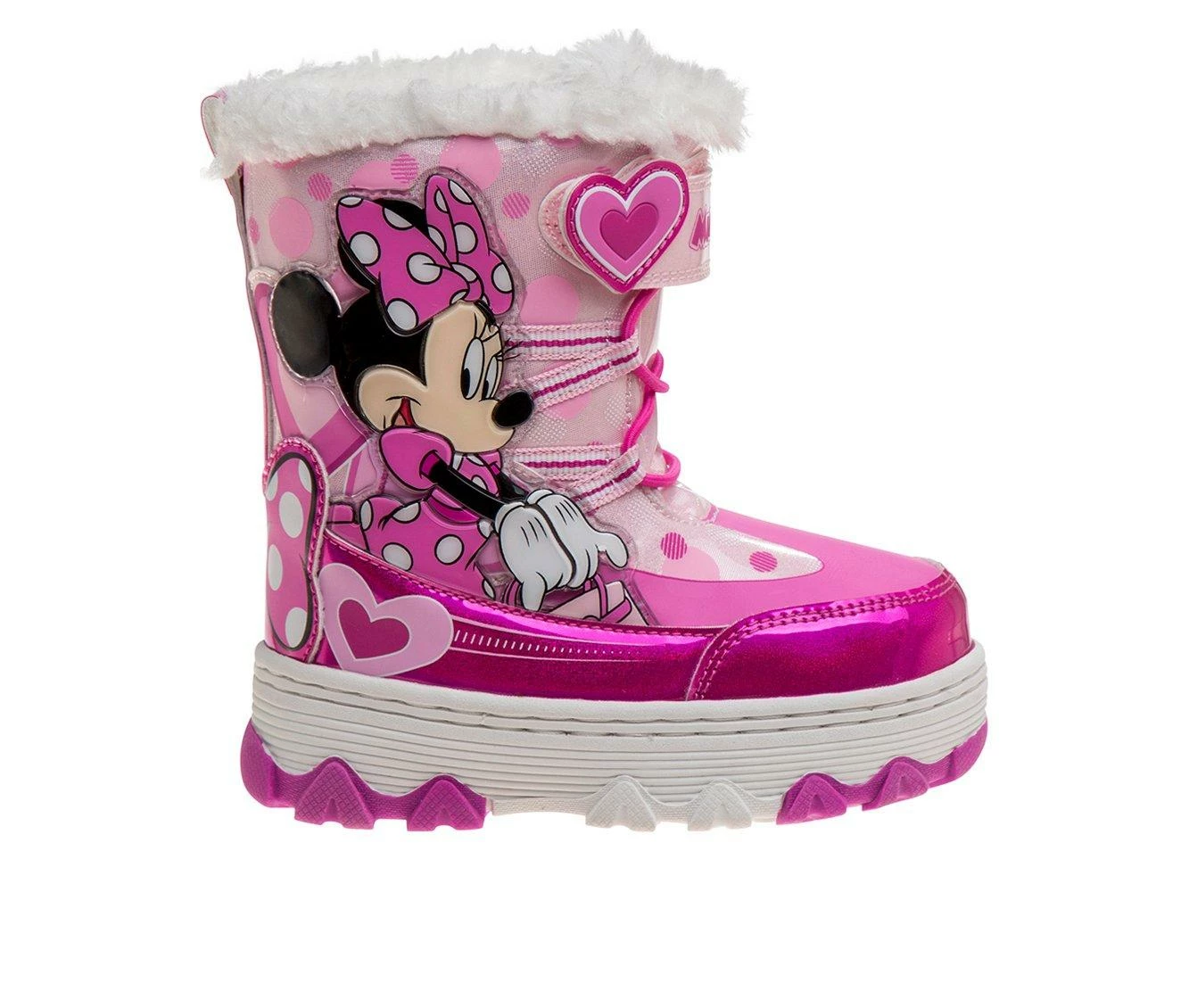Girls' Disney Toddler & Little Kid Warm Minnie Winter Boots 1 Girls' Disney Toddler & Little Kid Warm Minnie Winter Boots