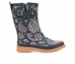 Women's Western Chief Paisley Pop Mid Boot Rain Boots