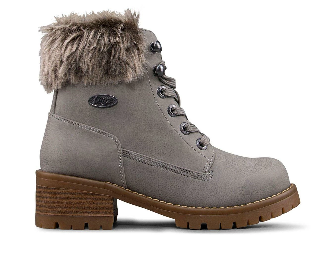 Women's Lugz Flirt Hi Fur Lace-Up Boots 1 Women's Lugz Flirt Hi Fur Lace-Up Boots