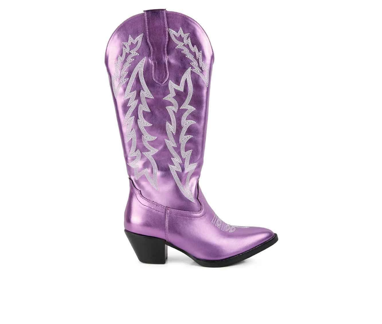 Women's London Rag Priscilla Western Boots 2 Women's London Rag Priscilla Western Boots - Image 2