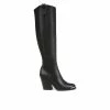 Women's Franco Sarto Glenice 2 Wide Calf Knee High Heeled Western Boots