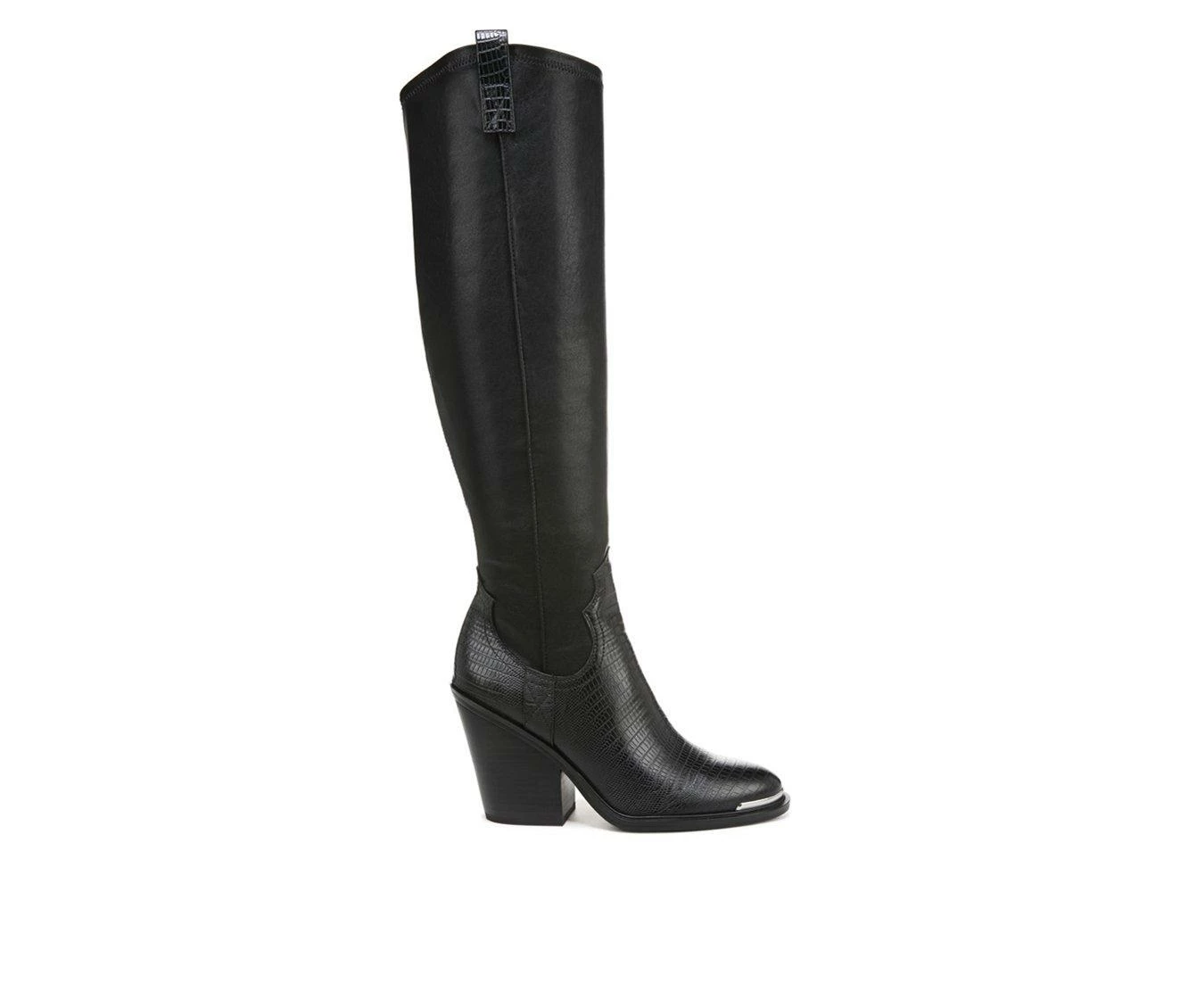 Women's Franco Sarto Glenice 2 Wide Calf Knee High Heeled Western Boots 1 Women's Franco Sarto Glenice 2 Wide Calf Knee High Heeled Western Boots