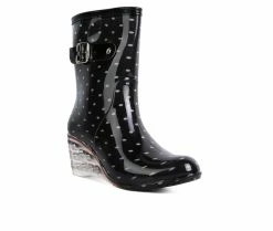 Women's London Rag Drench Wedge Rain Boots 8 Women's London Rag Drench Wedge Rain Boots -Discovery Expedition Shop 2 374