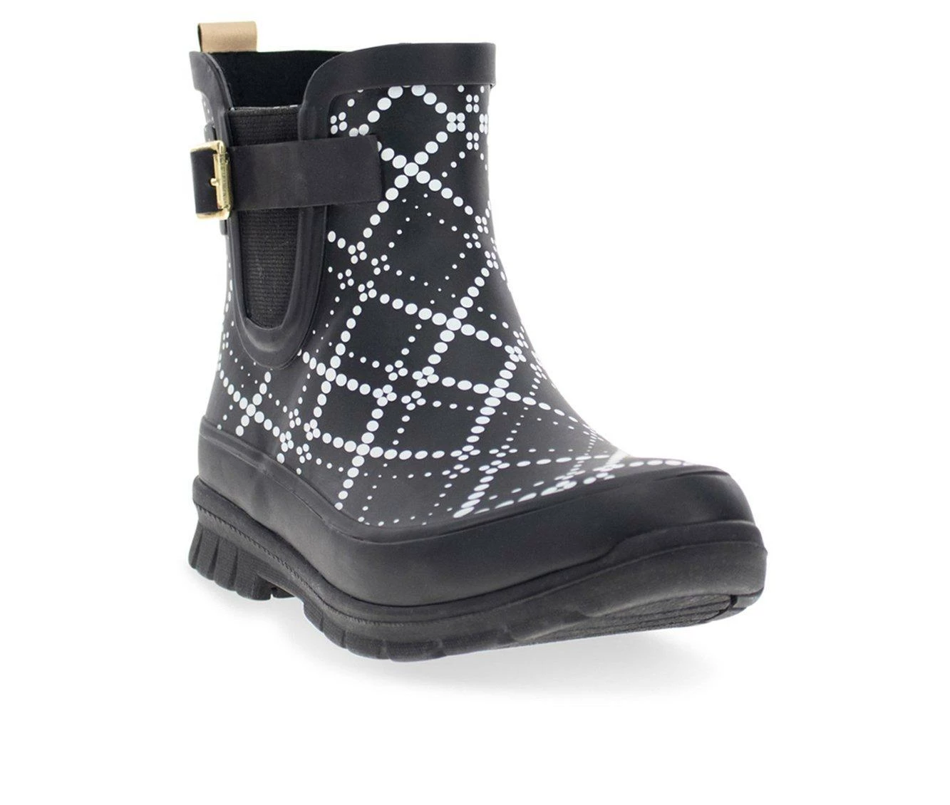 Women's Western Chief Dot Plaid Chelsea Rain Boots 3 Women's Western Chief Dot Plaid Chelsea Rain Boots - Image 3