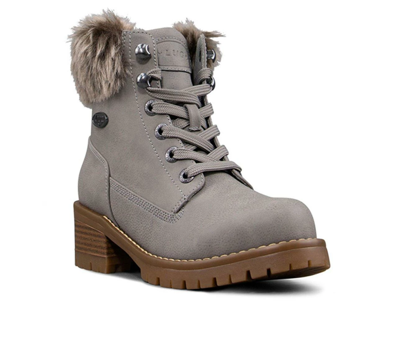 Women's Lugz Flirt Hi Fur Lace-Up Boots 3 Women's Lugz Flirt Hi Fur Lace-Up Boots - Image 3