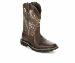 Men's Justin Boots SE4676 Stampede Cowboy Boots 8 Men's Justin Boots SE4676 Stampede Cowboy Boots -Discovery Expedition Shop 2 448