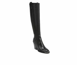 Women's Franco Sarto Glenice 2 Wide Calf Knee High Heeled Western Boots 8 Women's Franco Sarto Glenice 2 Wide Calf Knee High Heeled Western Boots -Discovery Expedition Shop 2 461