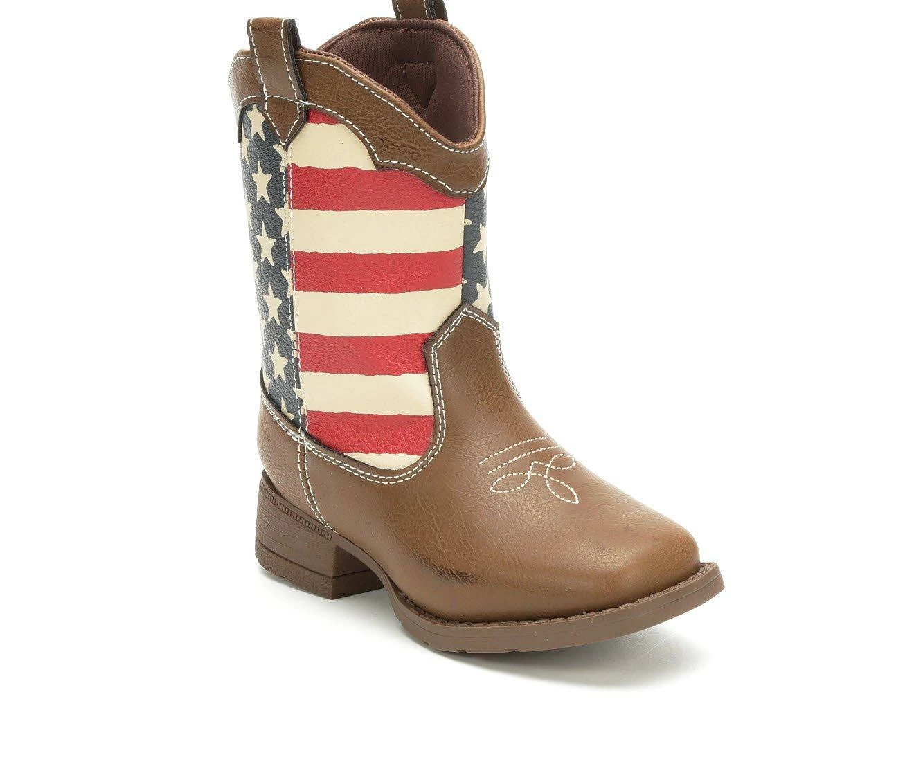 Kids' Natural Steps Toddler & Little Kid Stripes Cowboy Boots 3 Kids' Natural Steps Toddler & Little Kid Stripes Cowboy Boots - Image 3