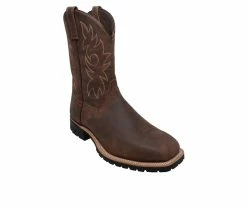 Men's AdTec 12" Steel Toe Work Western Cowboy Boots 8 Men's AdTec 12" Steel Toe Work Western Cowboy Boots -Discovery Expedition Shop 2 496