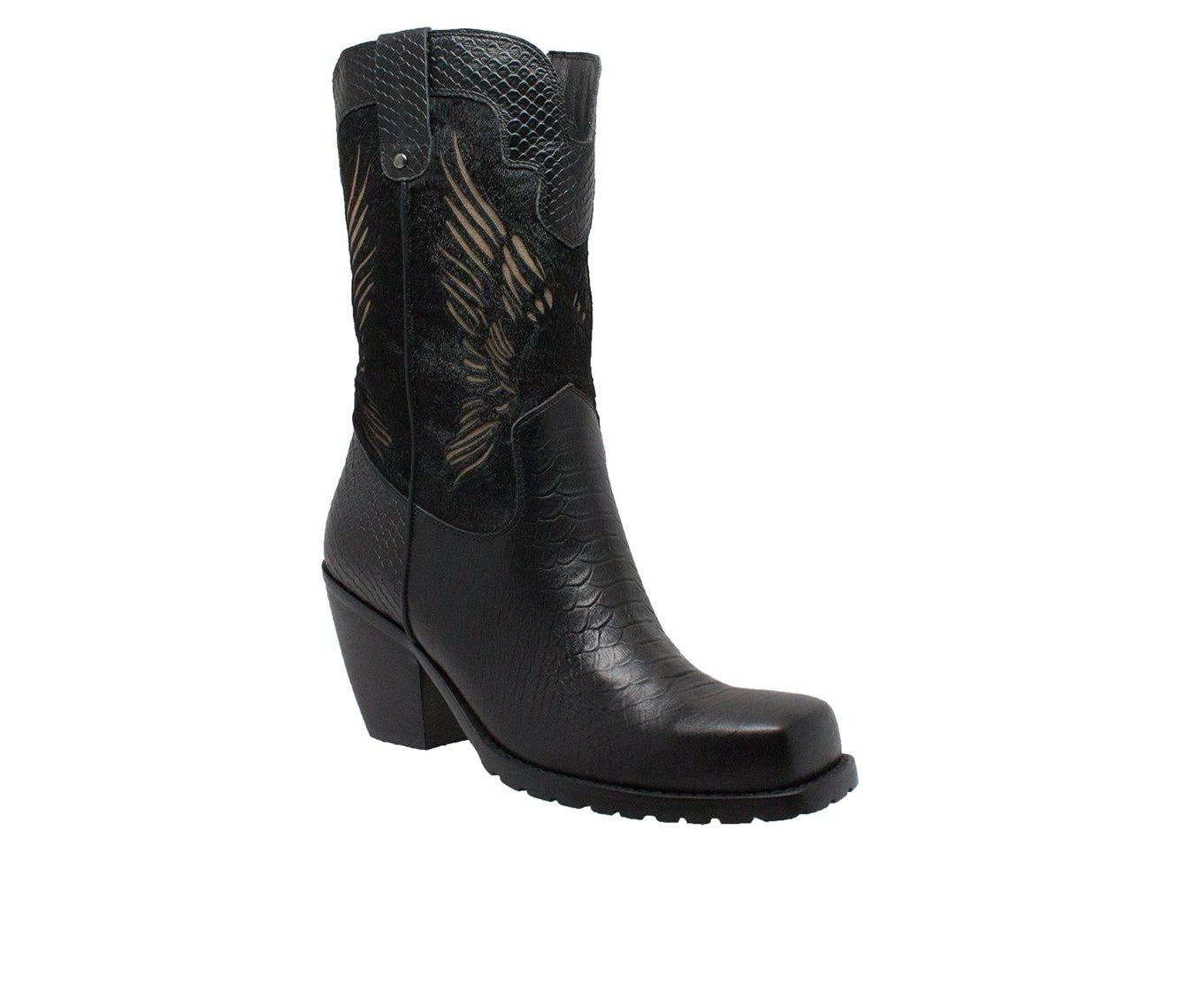Women's RideTecs 11" Laser Eagle Western Boots 3 Women's RideTecs 11" Laser Eagle Western Boots - Image 3