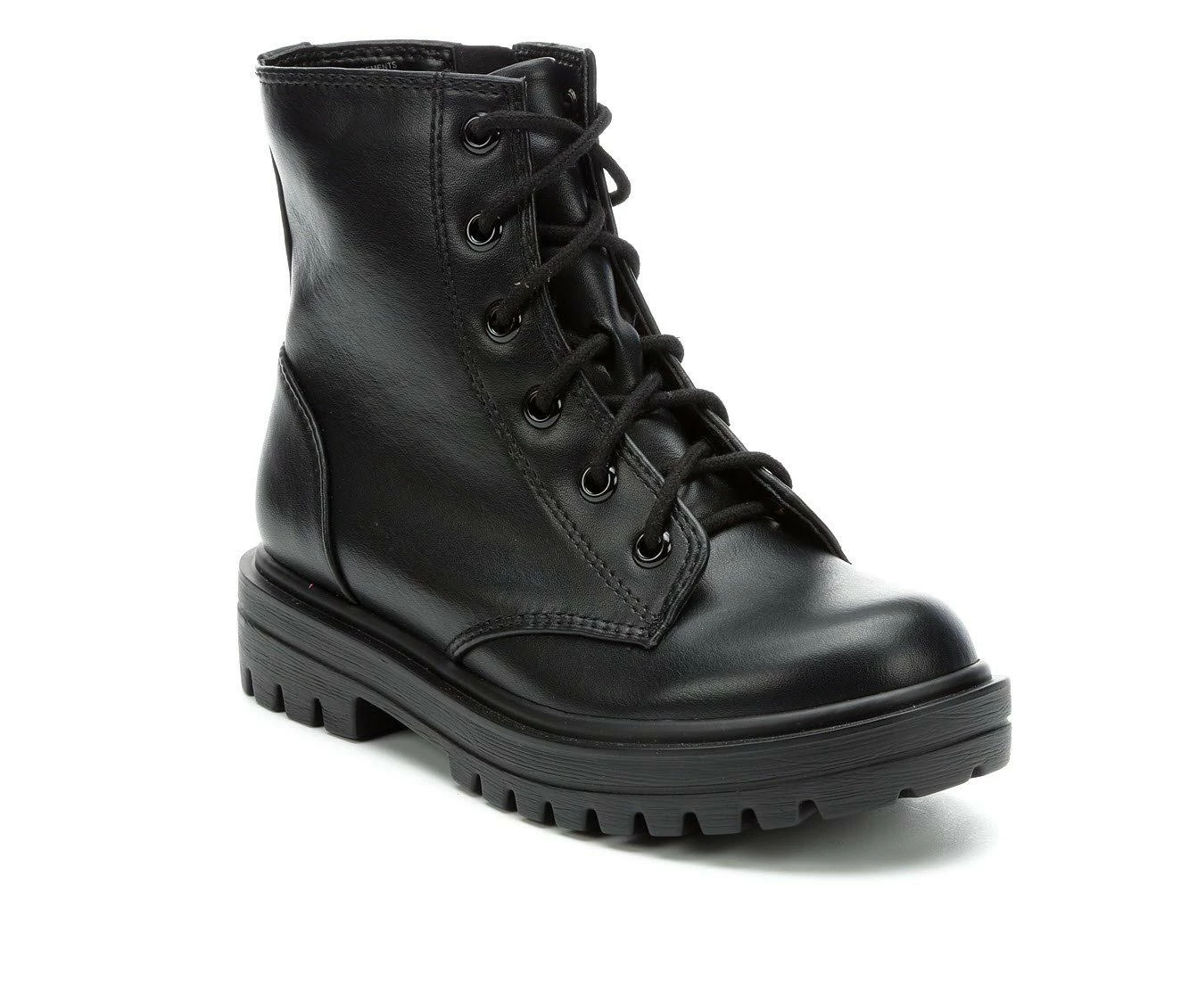 Girls' Unr8ed Little Kid & Big Kid Firm Combat Boots 3 Girls' Unr8ed Little Kid & Big Kid Firm Combat Boots - Image 3