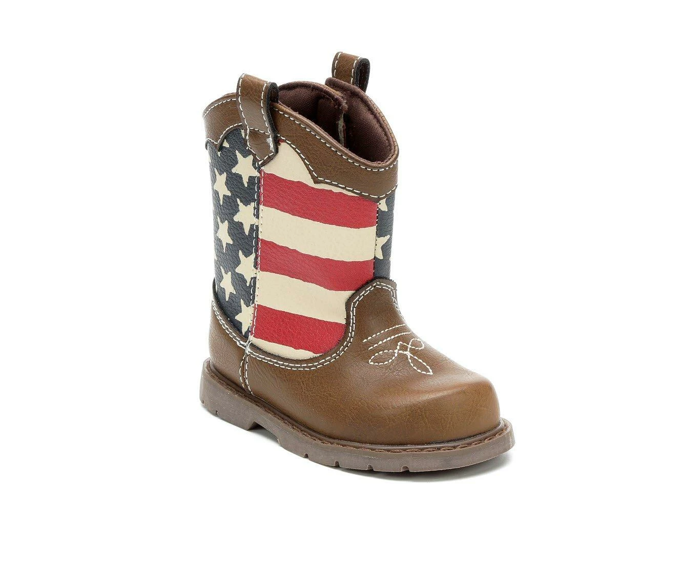 Boys' Natural Steps Infant & Toddler Stripes Cowboy Boots 3 Boys' Natural Steps Infant & Toddler Stripes Cowboy Boots - Image 3