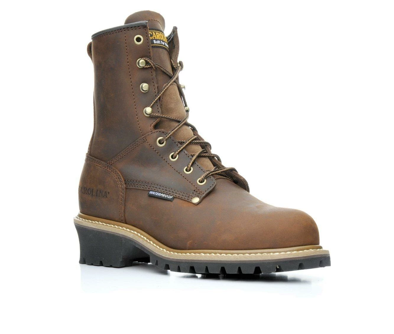 Men's Carolina Boots CA9821 8 In Steel Toe Waterproof Logging Work Boots 3 Men's Carolina Boots CA9821 8 In Steel Toe Waterproof Logging Work Boots - Image 3