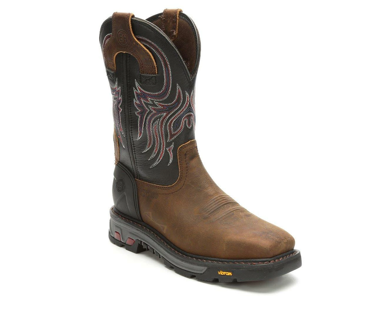 Men's Justin Boots Commander Steel Toe Cowboy Boots 3 Men's Justin Boots Commander Steel Toe Cowboy Boots - Image 3