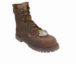 Men's AdTec Men's 1021 8" Comp Toe Waterproof Logger Work Boots -Discovery Expedition Shop 2 628