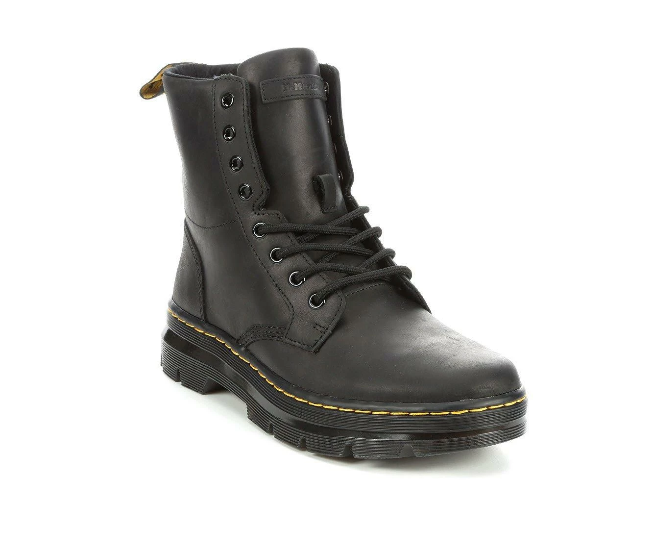 Women's Dr. Martens Combs Leather Combat Boots 3 Women's Dr. Martens Combs Leather Combat Boots - Image 3