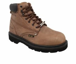 Men's AdTec 6" Full Grain Leather Steel Toe Work Boots 8 Men's AdTec 6" Full Grain Leather Steel Toe Work Boots -Discovery Expedition Shop 2 664