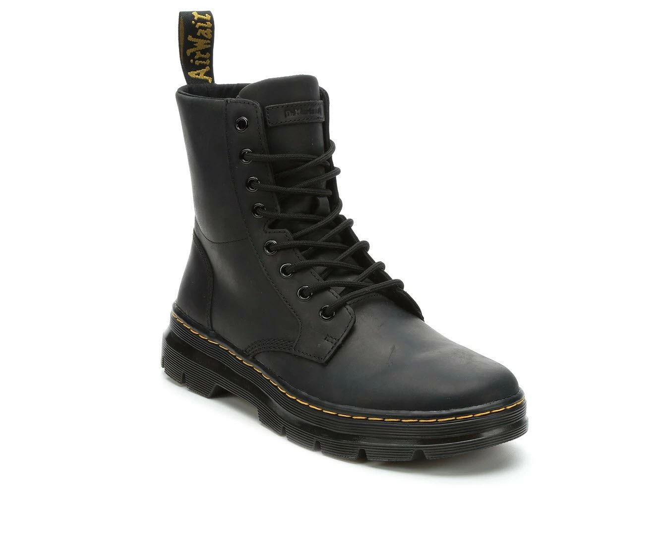 Men's Dr. Martens Combs Leather Combat Boots 3 Men's Dr. Martens Combs Leather Combat Boots - Image 3