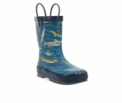 Boys' Western Chief Toddler Gone Fish'n Rain Boots 8 Boys' Western Chief Toddler Gone Fish'n Rain Boots -Discovery Expedition Shop 2 885
