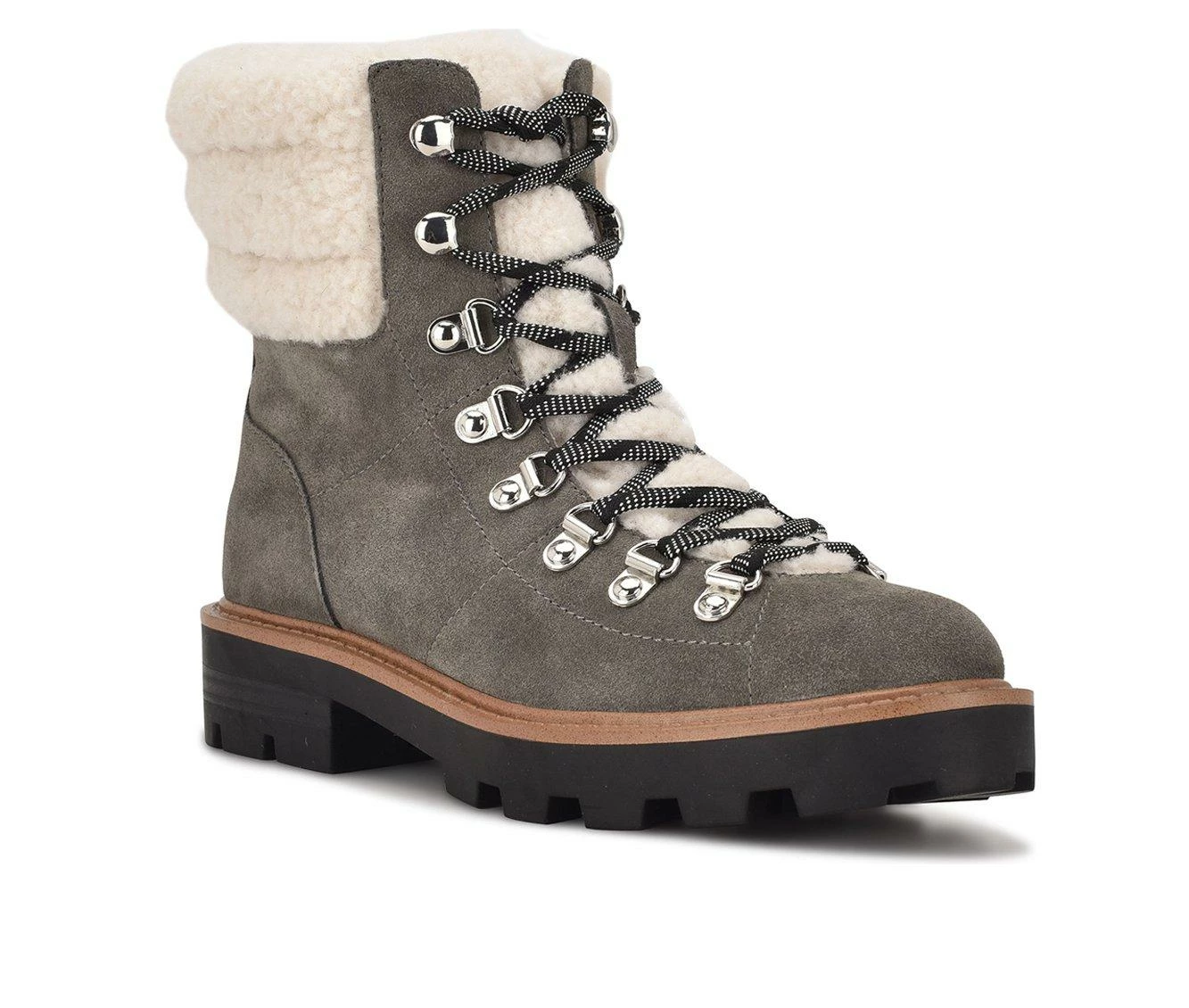 Women's Nine West Rima Lace-Up Boots 3 Women's Nine West Rima Lace-Up Boots - Image 3