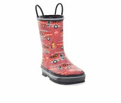 Boys' Western Chief Toddler Fire Truck Rescue Rain Boots 8 Boys' Western Chief Toddler Fire Truck Rescue Rain Boots -Discovery Expedition Shop 2 933