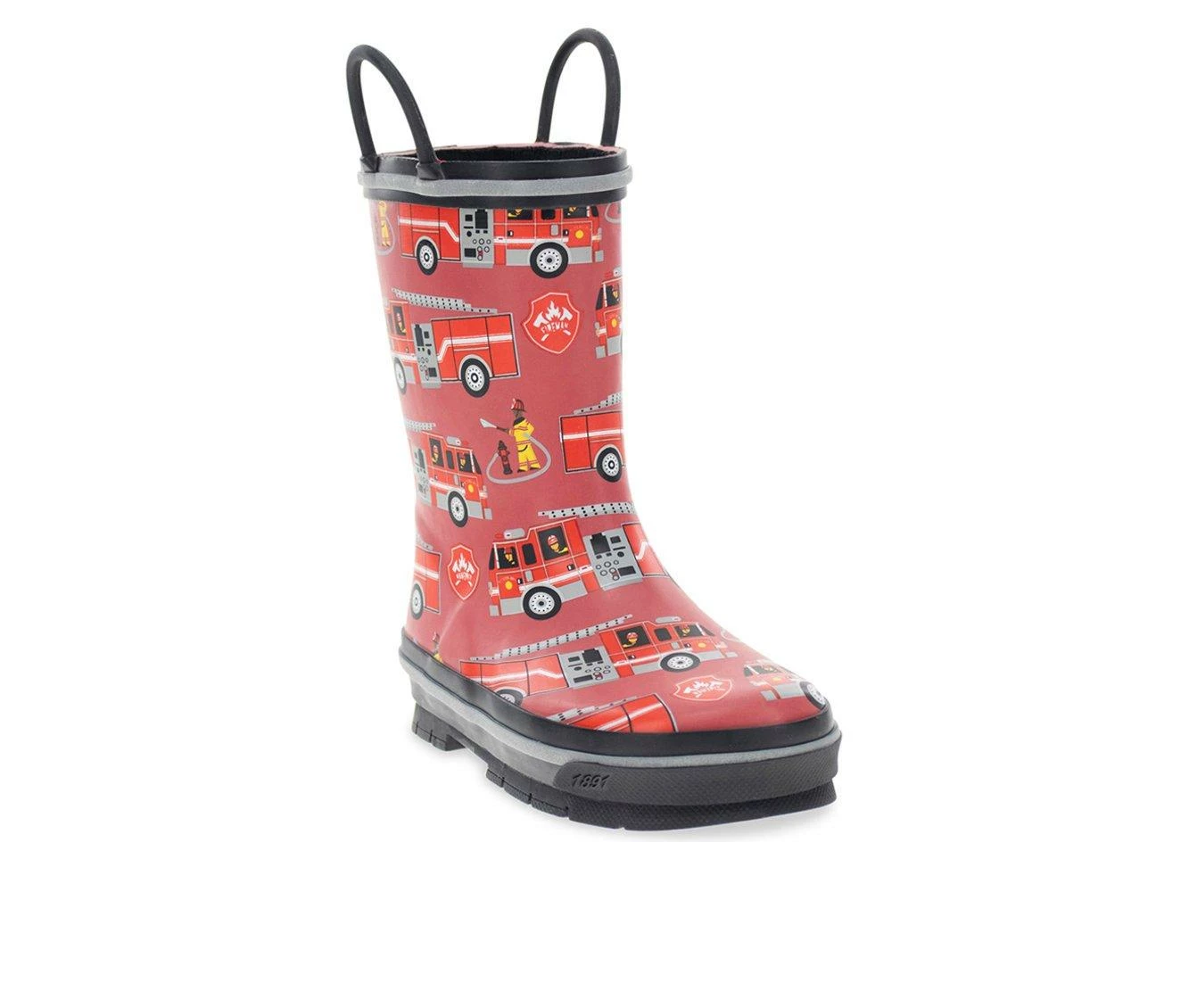 Boys' Western Chief Toddler Fire Truck Rescue Rain Boots 3 Boys' Western Chief Toddler Fire Truck Rescue Rain Boots - Image 3