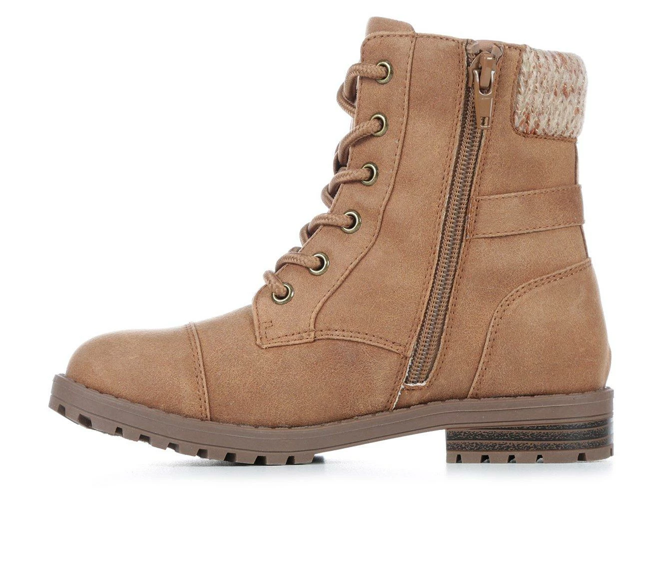 Girls' Unr8ed Little Kid & Big Kid Maeve Lace-Up Boots 4 Girls' Unr8ed Little Kid & Big Kid Maeve Lace-Up Boots - Image 4