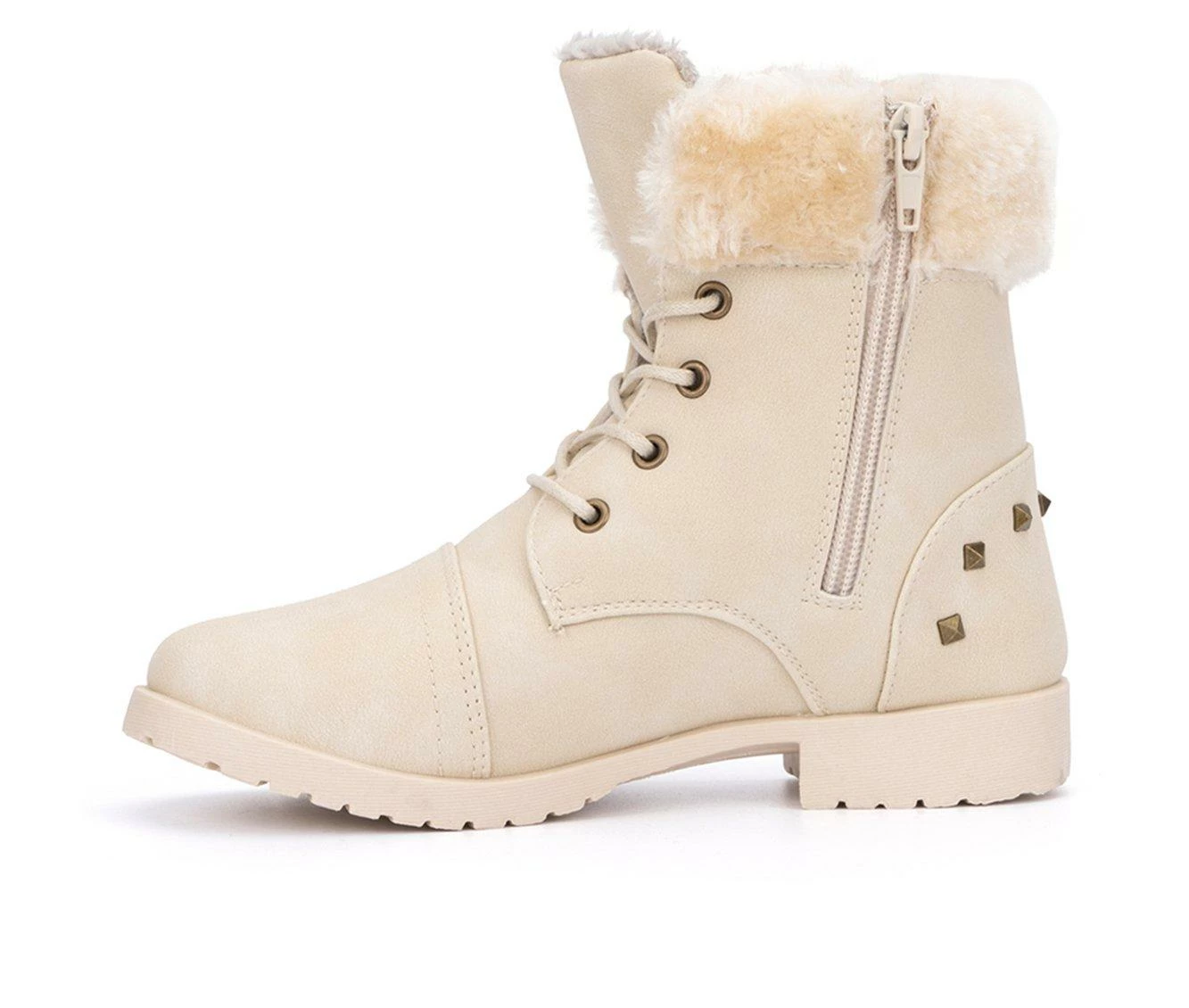 Girls' Olivia Miller Little Kid & Big Kid Odessa Lace-Up Boots 4 Girls' Olivia Miller Little Kid & Big Kid Odessa Lace-Up Boots - Image 4