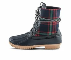 Women's SPRING STEP Duckie - Plaid Rain Boots 9 Women's SPRING STEP Duckie - Plaid Rain Boots -Discovery Expedition Shop 3 367
