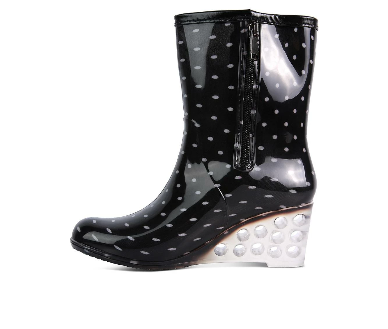Women's London Rag Drench Wedge Rain Boots 4 Women's London Rag Drench Wedge Rain Boots - Image 4