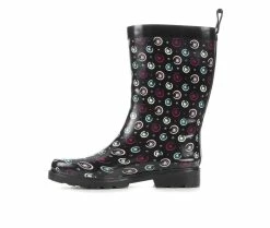 Women's Capelli New York Spiral Dot Mid Calf Rain Boots -Discovery Expedition Shop 3 383