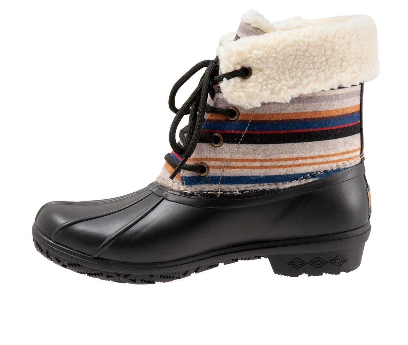 Women's Pendleton Bridger Stripe Duck Mid Rain Boots 4 Women's Pendleton Bridger Stripe Duck Mid Rain Boots - Image 4