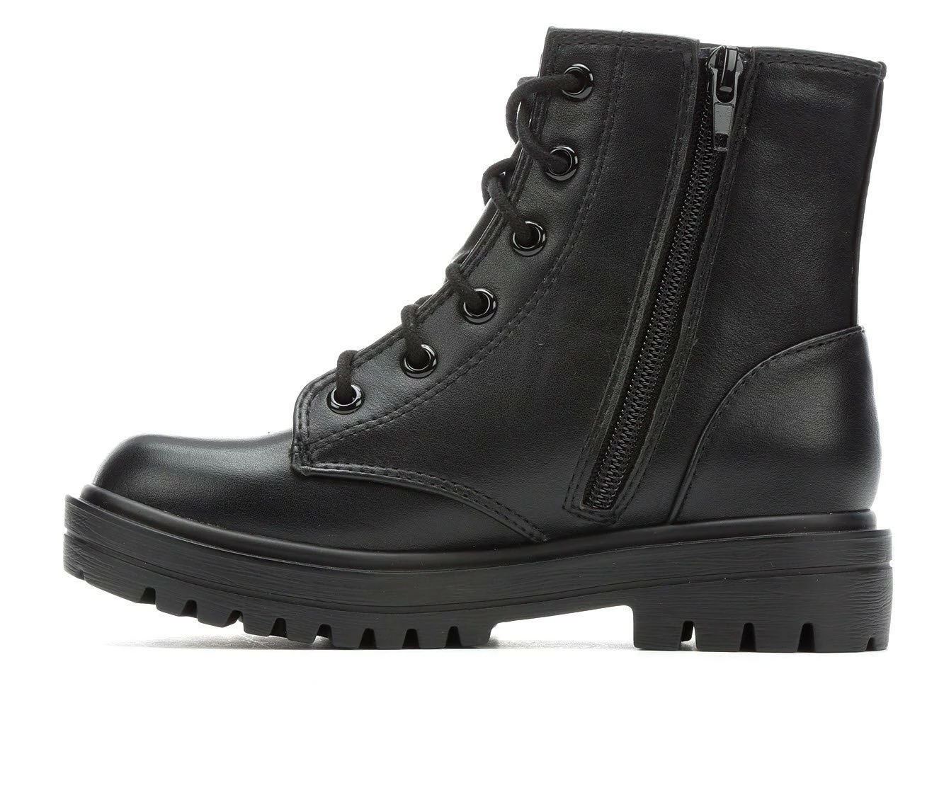 Girls' Unr8ed Little Kid & Big Kid Firm Combat Boots 4 Girls' Unr8ed Little Kid & Big Kid Firm Combat Boots - Image 4