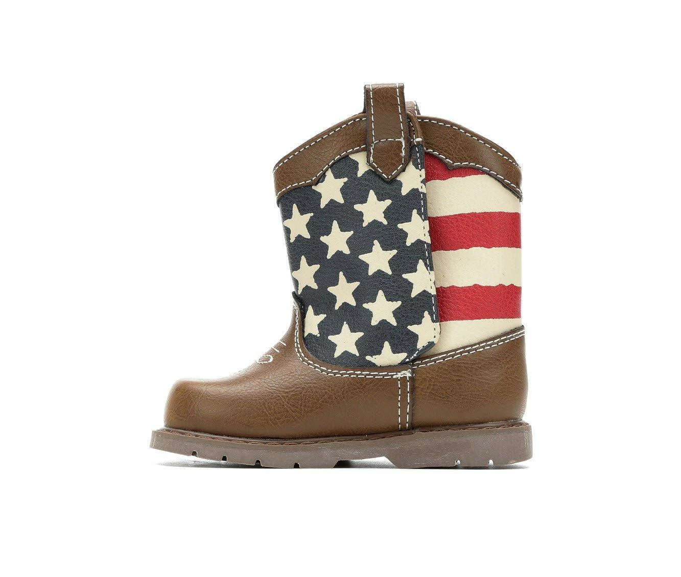 Boys' Natural Steps Infant & Toddler Stripes Cowboy Boots 4 Boys' Natural Steps Infant & Toddler Stripes Cowboy Boots - Image 4