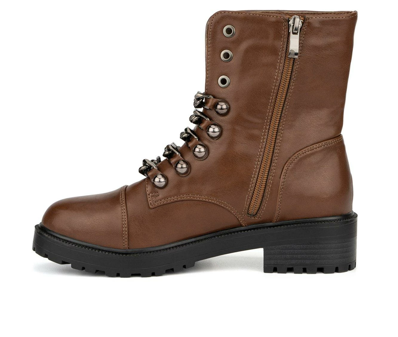 Women's New York And Company Cruz Lace-Up Boots 4 Women's New York And Company Cruz Lace-Up Boots - Image 4
