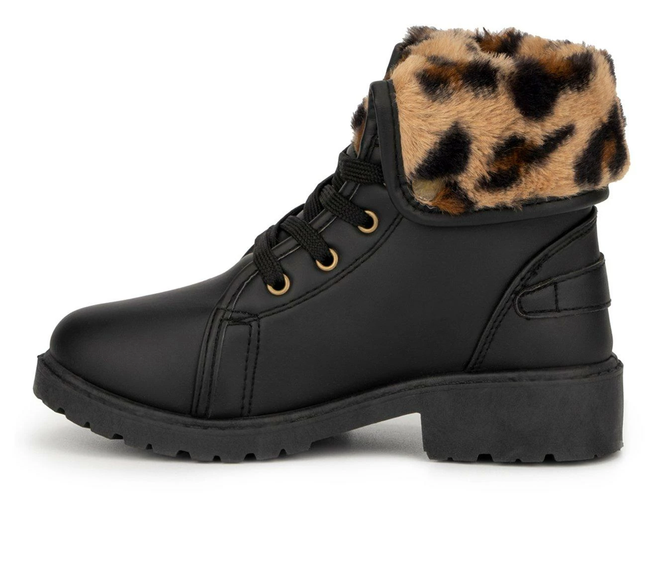 Girls' Olivia Miller Little Kid & Big Kid Alivia Lace-Up Boots 4 Girls' Olivia Miller Little Kid & Big Kid Alivia Lace-Up Boots - Image 4