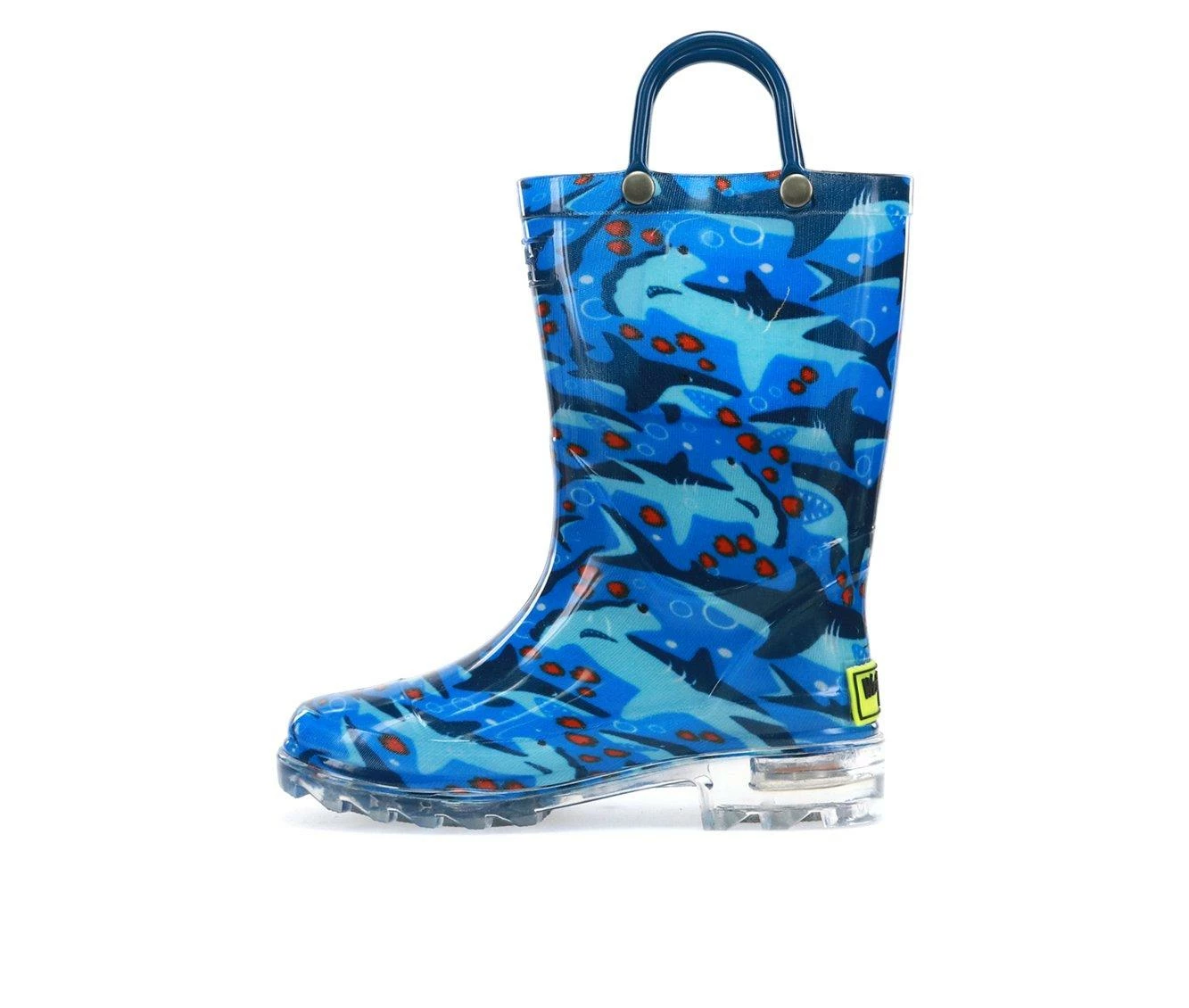 Boys' Western Chief Toddler Shark Light Rain Boots 4 Boys' Western Chief Toddler Shark Light Rain Boots - Image 4