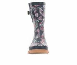Women's Western Chief Paisley Pop Mid Boot Rain Boots -Discovery Expedition Shop 4 385